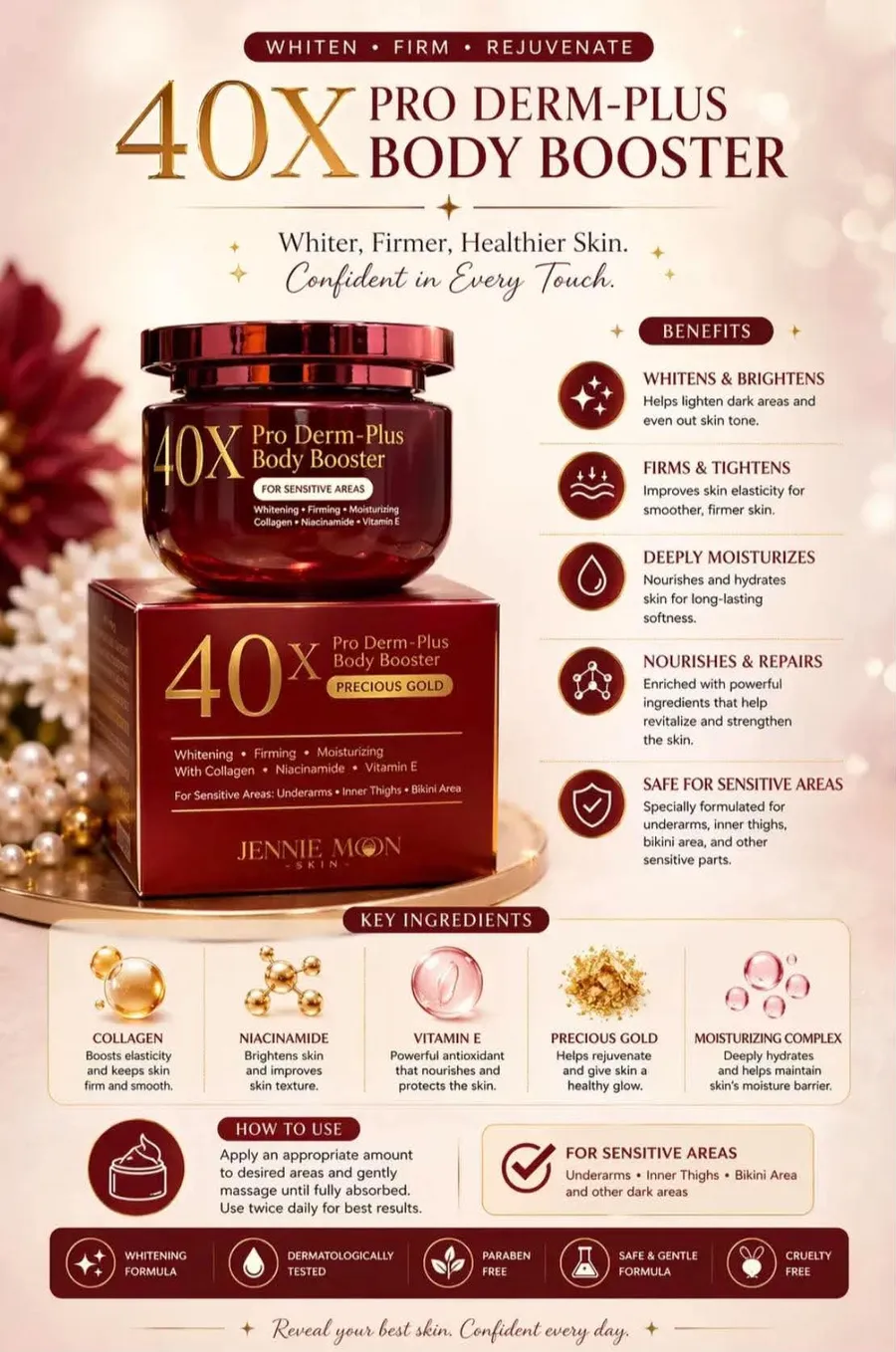 40X Pro Derm-Plus Body Booster