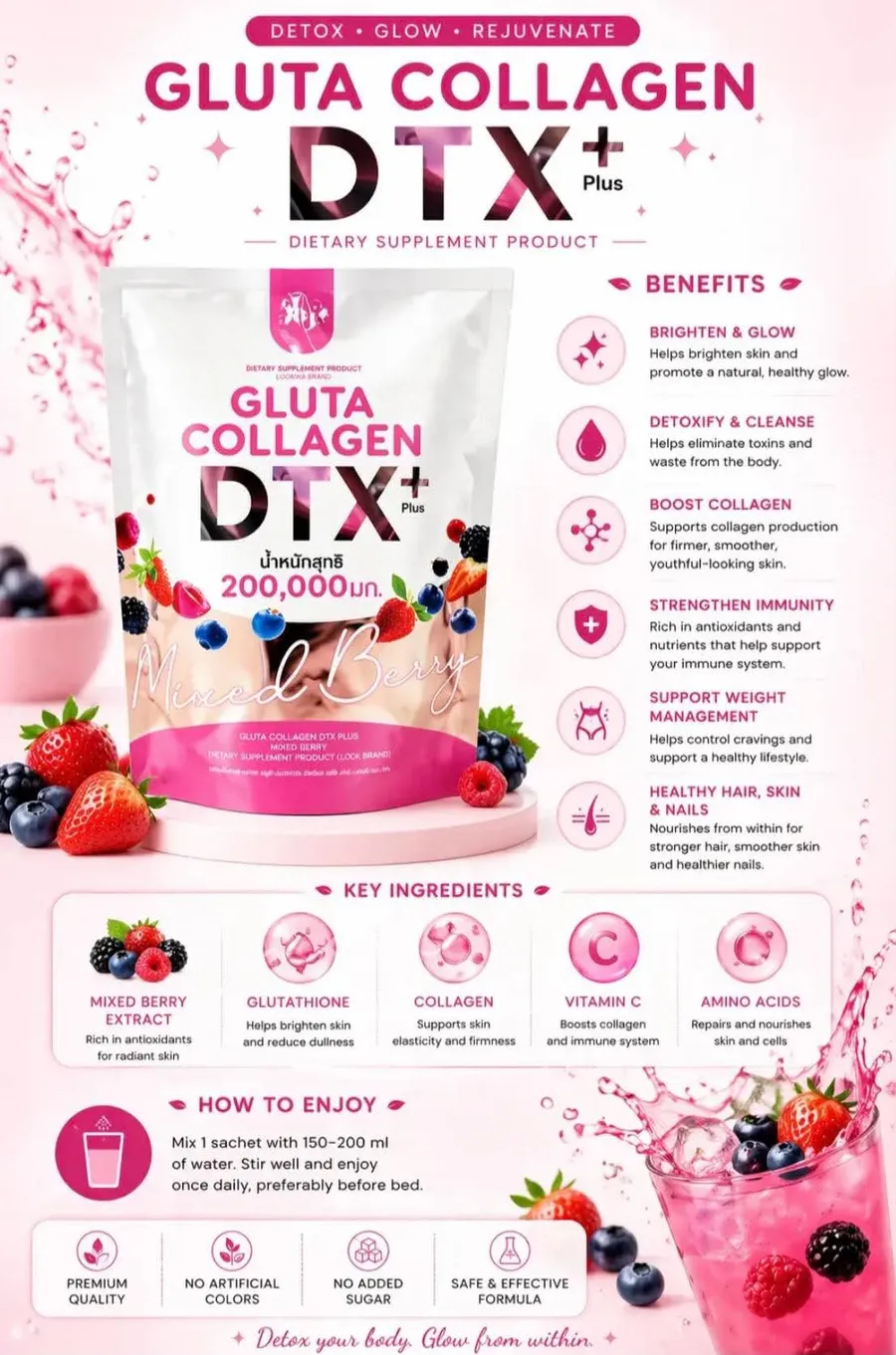 Gluta Collagen DTX+